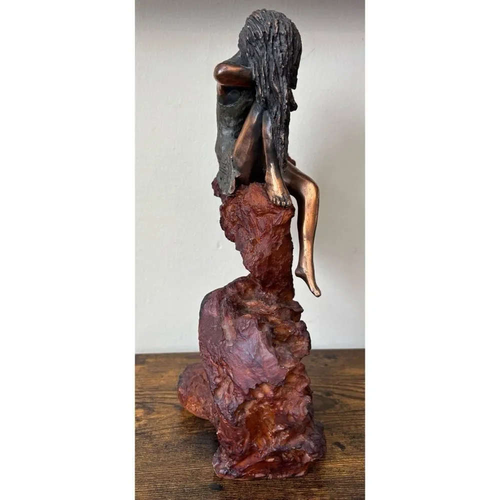 Vintage Carol Camps Artistic Bronze / Raising Sculpture